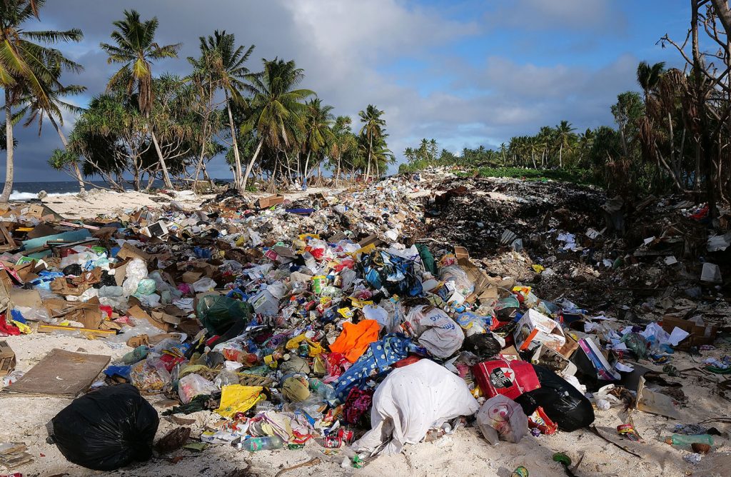 The landfill at the north end of Funafuti, Tuvalu (Photo by Fiona Goodall published in The Atlantic)