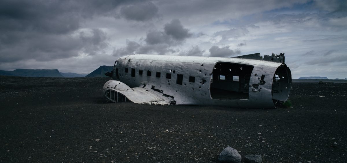 DC-3 wreck in Iceland by Abram Goglanian