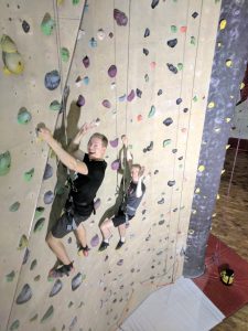 Indoor climbing at the Nordkapp summer party