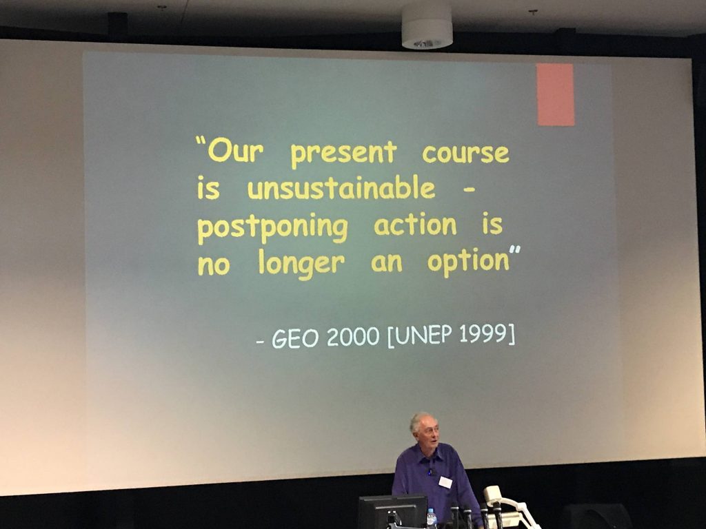 Our present course is unsustainable - postponing action is no longer an option