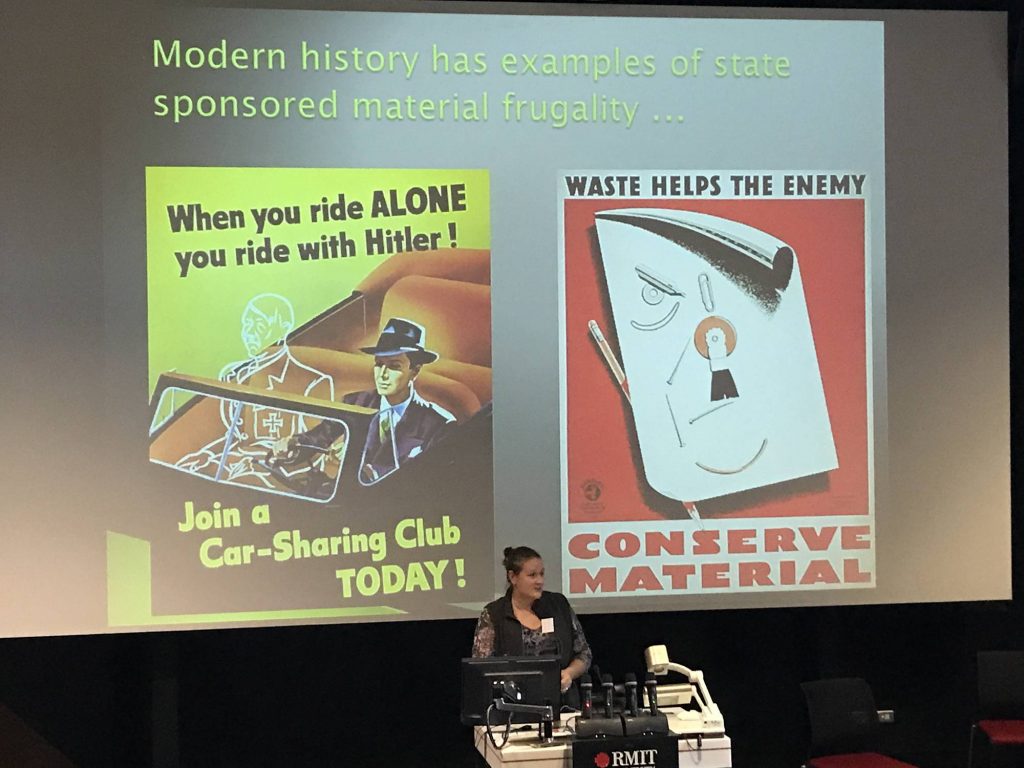 Modern history has examples of state sponsored material frugality