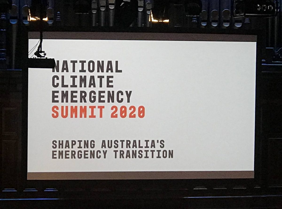 Notes from the National Climate Emergency Summit 2020