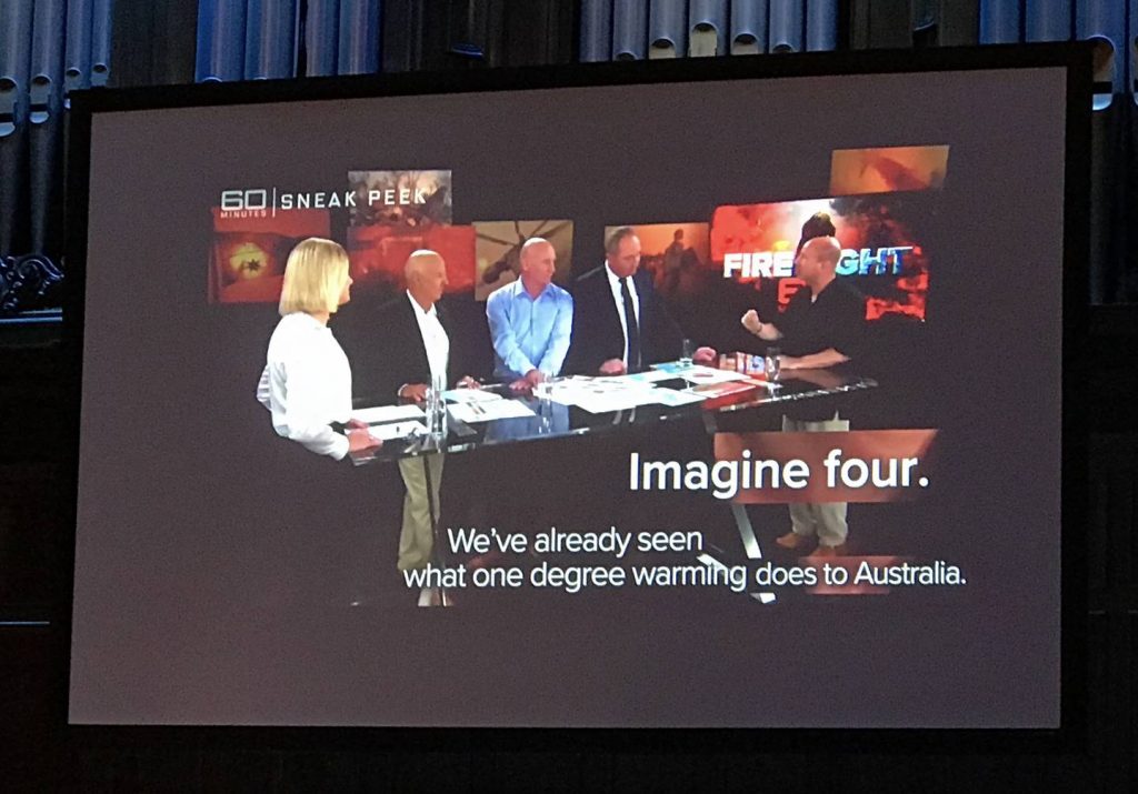 We've already seen what one degree of warming does to Australia. Imagine four.